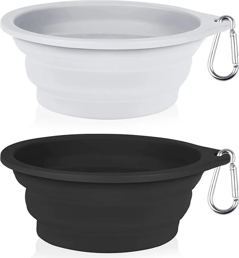 1500 ML Collapsible Dog Bowl - Sturdy Reinforced Rim - Collapsible Dog Bowl - Portable Dog Accessories and Travel Dog Bowl - Collapsible Water Bowl for Dogs