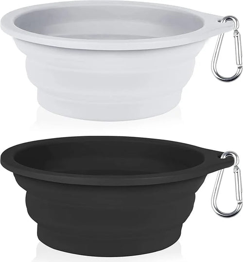 1500 ML Collapsible Dog Bowl - Sturdy Reinforced Rim - Collapsible Dog Bowl - Portable Dog Accessories and Travel Dog Bowl - Collapsible Water Bowl for Dogs